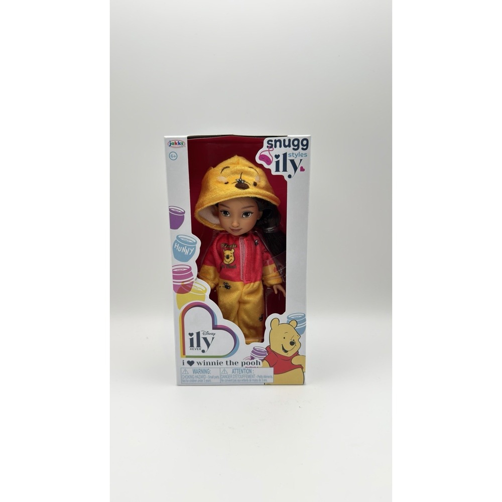 New 2026 Disney ILY Snugg-ILY Styles I Love Winnie the Pooh 6" Doll by Jakks New
